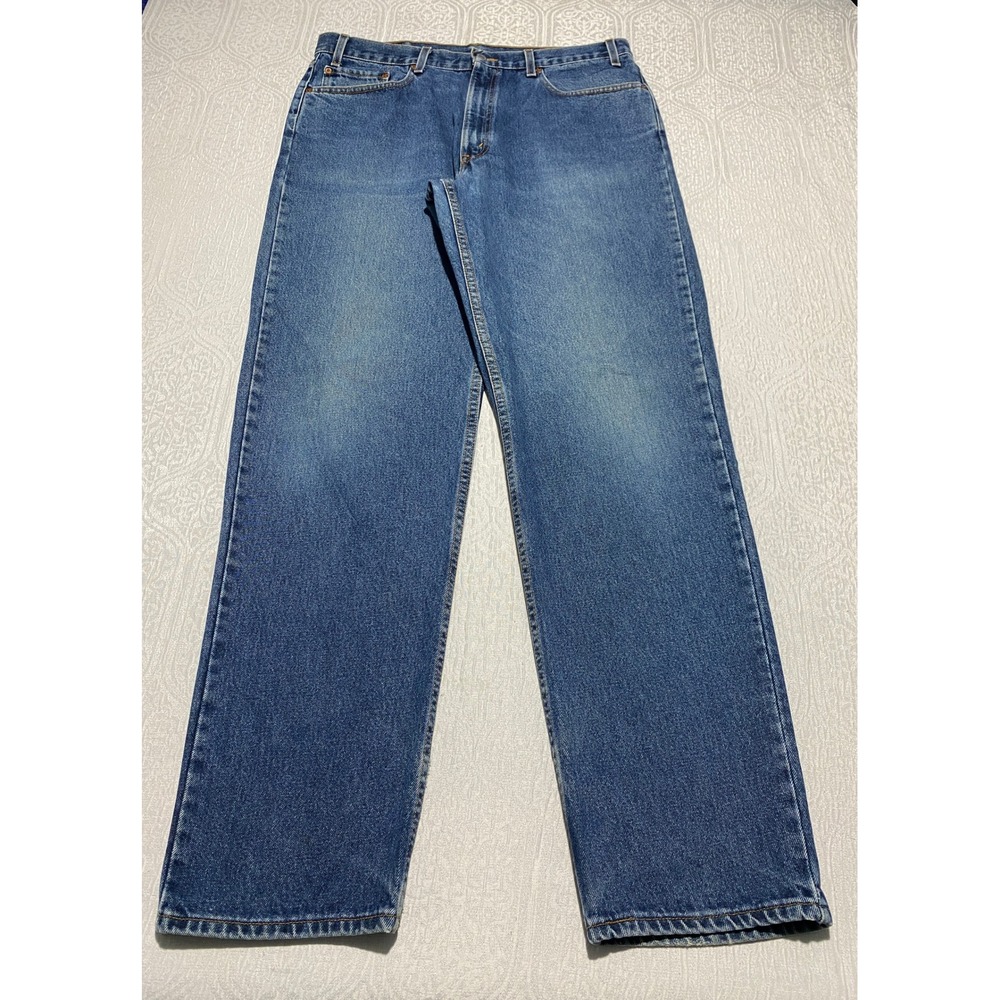 Vintage Y2K‎ Levis 550 Relaxed Fit Jeans Mens 38×34 Blue Denim Pants